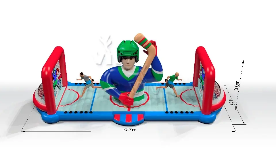 Equalizer Attack zone - Hockey Collection commercial inflatable action game