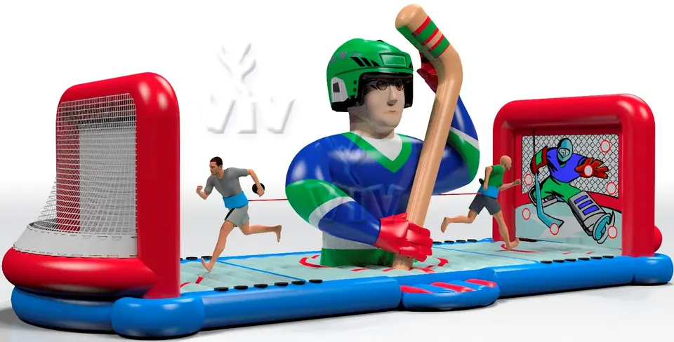 Equalizer Attack zone - Hockey Collection commercial inflatable action game