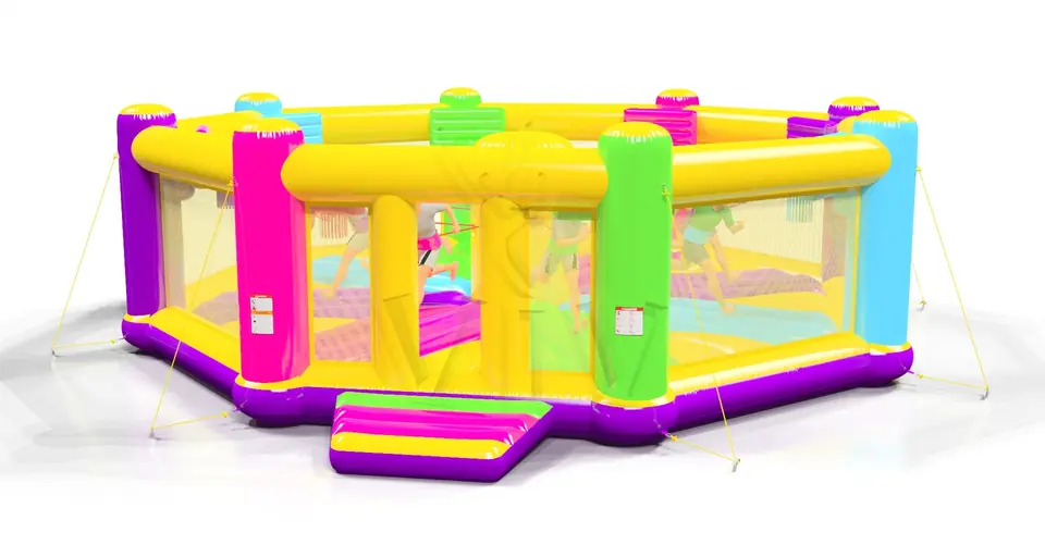 Equalizer Basketball for 8 people Startup commercial inflatable action game