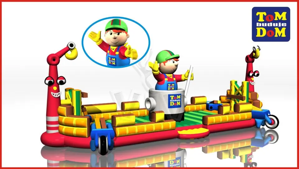 Equalizer Cranes - Collection Tom the Builder commercial inflatable action game