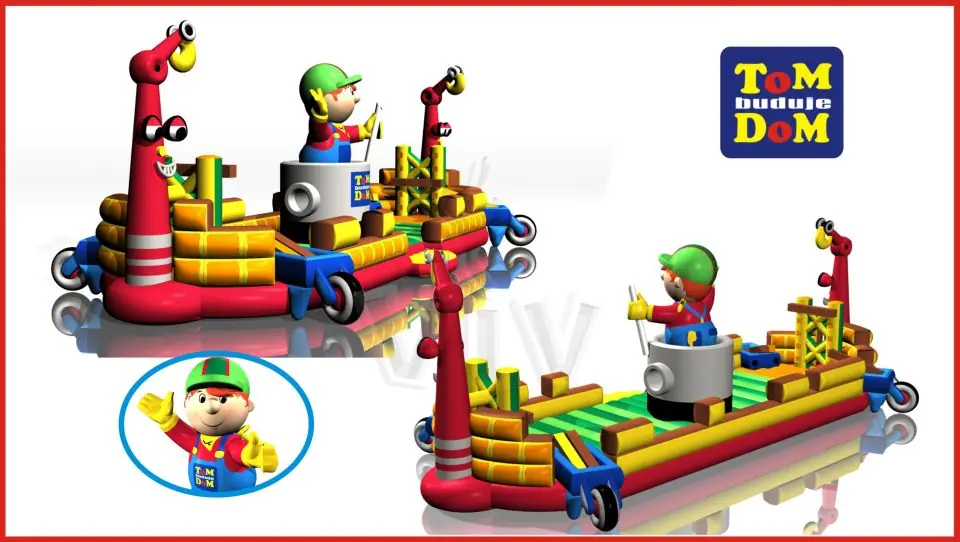 Equalizer Cranes - Collection Tom the Builder commercial inflatable action game