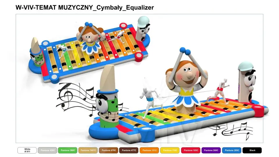 Equalizer Xylophone - Musical Collection commercial inflatable action game