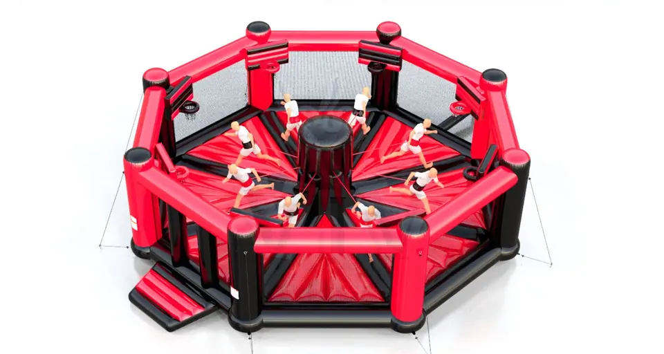 Equalizer Basketball for 8 people commercial inflatable action game