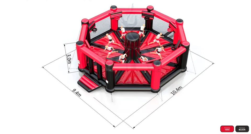 Equalizer Basketball for 8 people commercial inflatable action game