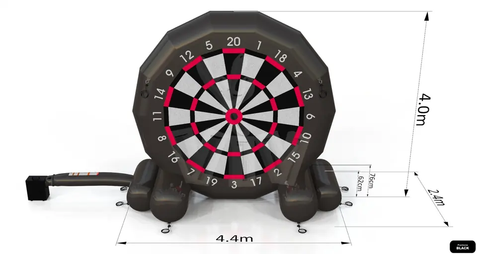Foot Darts with Accuracy Ring commercial inflatable action game