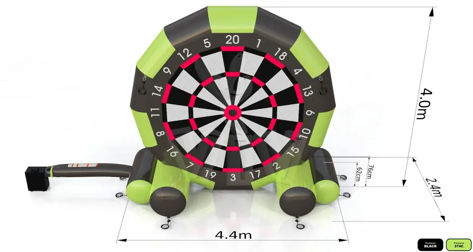 Foot Darts with Accuracy Ring commercial inflatable action game