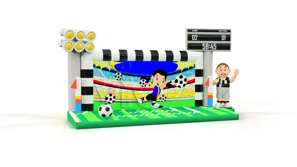 Football Gate with aircushion - Collection Football commercial inflatable action game