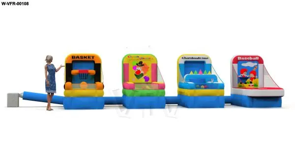 Game commercial inflatable action game