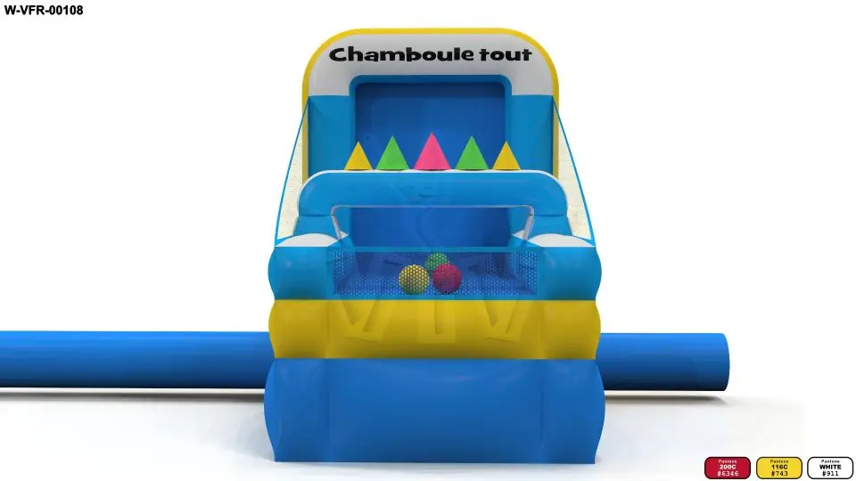 Game commercial inflatable action game