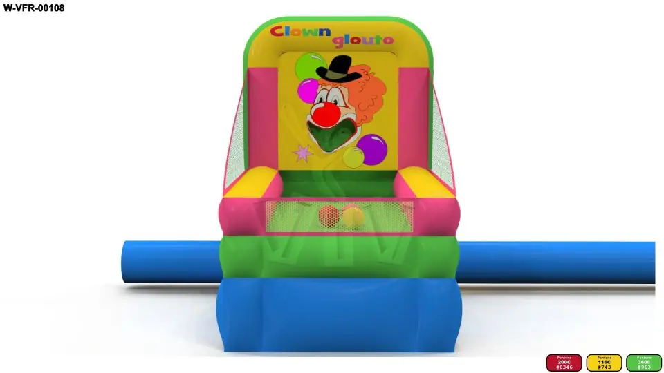 Game commercial inflatable action game