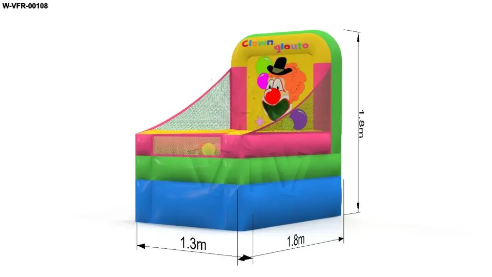 Game commercial inflatable action game