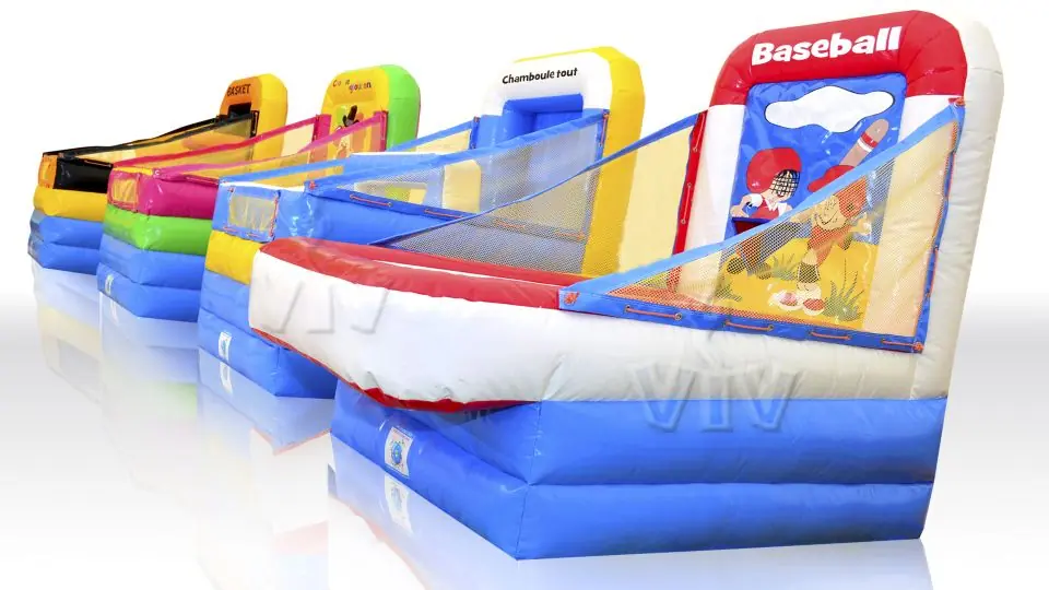 Game commercial inflatable action game