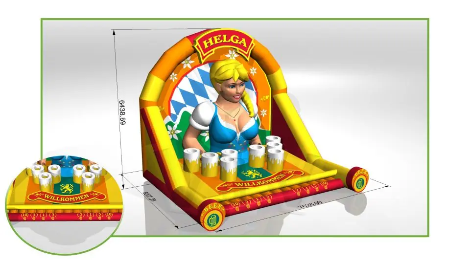 Helga Oktoberfest - Collection Oktoberfest commercial inflatable action game