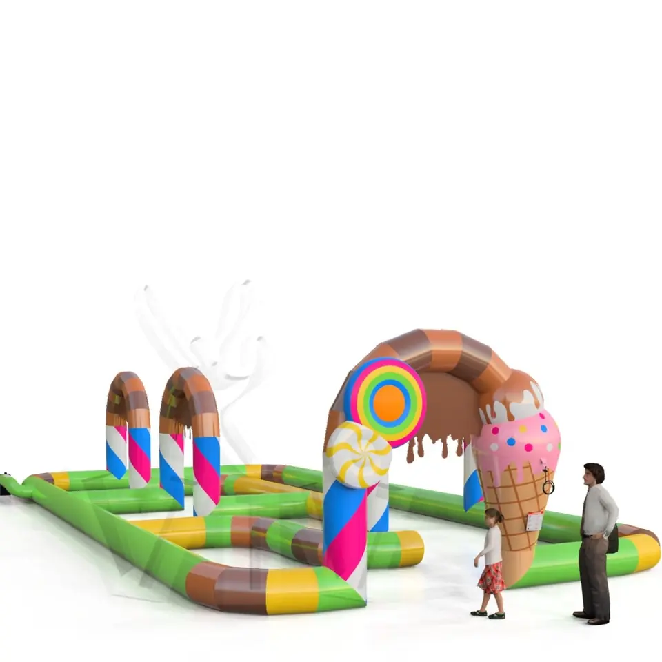 Inflatable Track for Trikes commercial inflatable action game