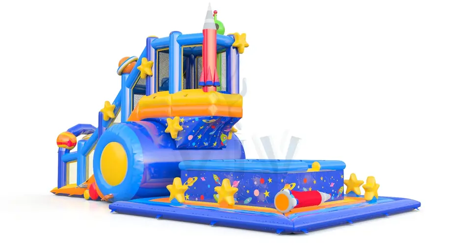 Jumping Tower Cosmos commercial inflatable action game