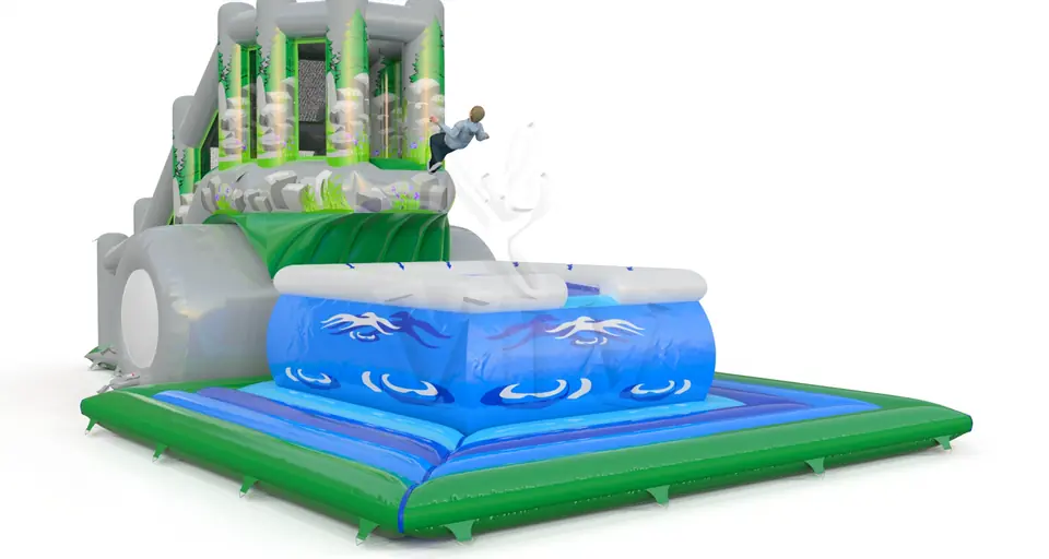 Jumping tower L Mountains commercial inflatable action game