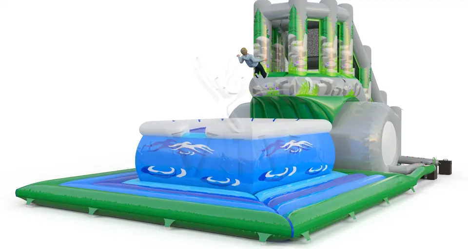 Jumping tower L Mountains commercial inflatable action game