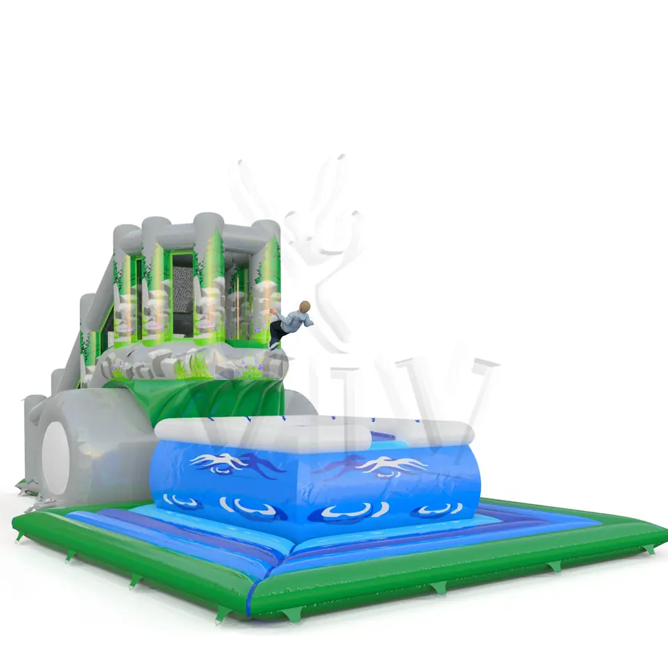 Jumping tower L Mountains commercial inflatable action game