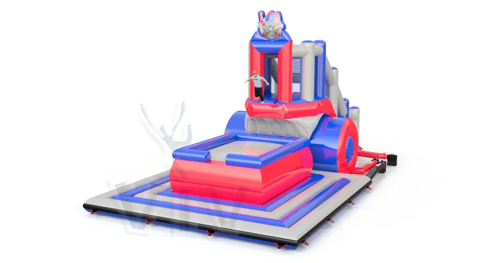 Jumping tower L Robot commercial inflatable action game