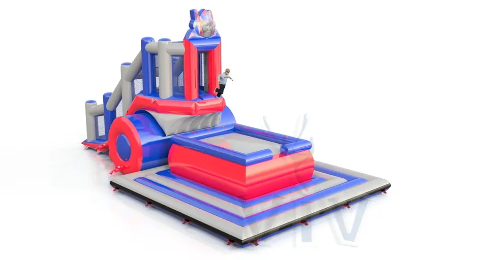 Jumping tower L Robot commercial inflatable action game