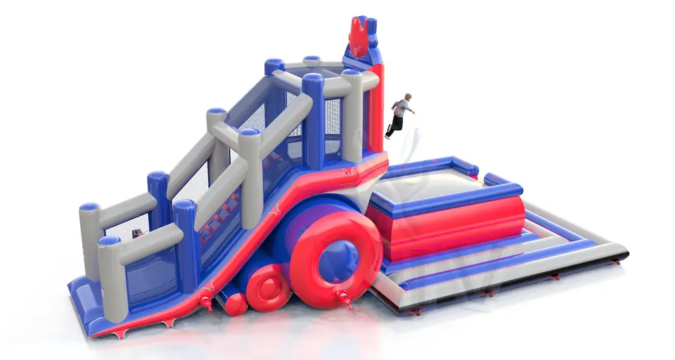 Jumping tower L Robot commercial inflatable action game