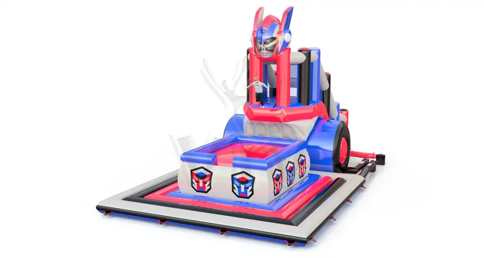 Jumping Tower L with Robot head commercial inflatable action game