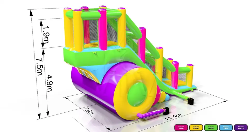 Jumping Tower Startup (without cushions) commercial inflatable action game