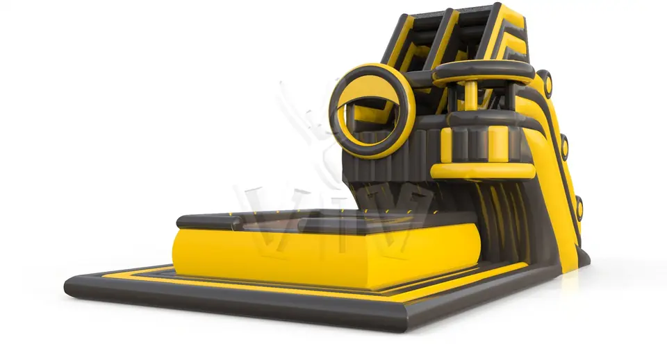Jumping Tower with slide commercial inflatable action game