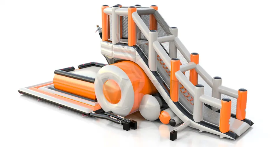 Jumping tower XL commercial inflatable action game
