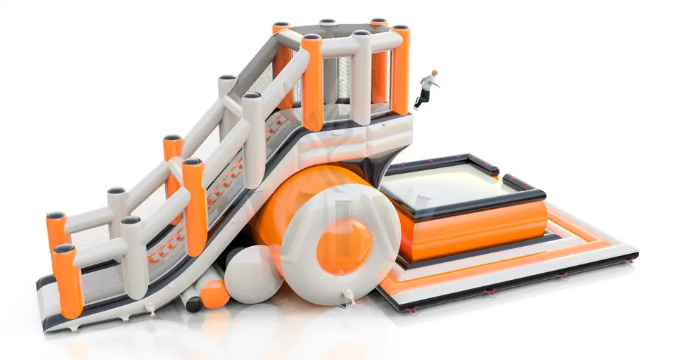 Jumping tower XL commercial inflatable action game
