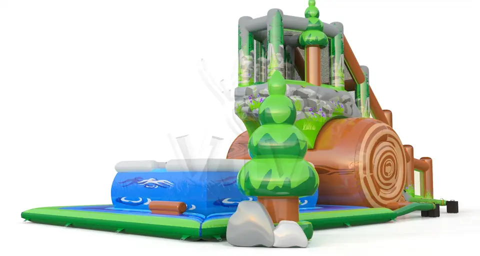 Jumping tower XL Mountains commercial inflatable action game