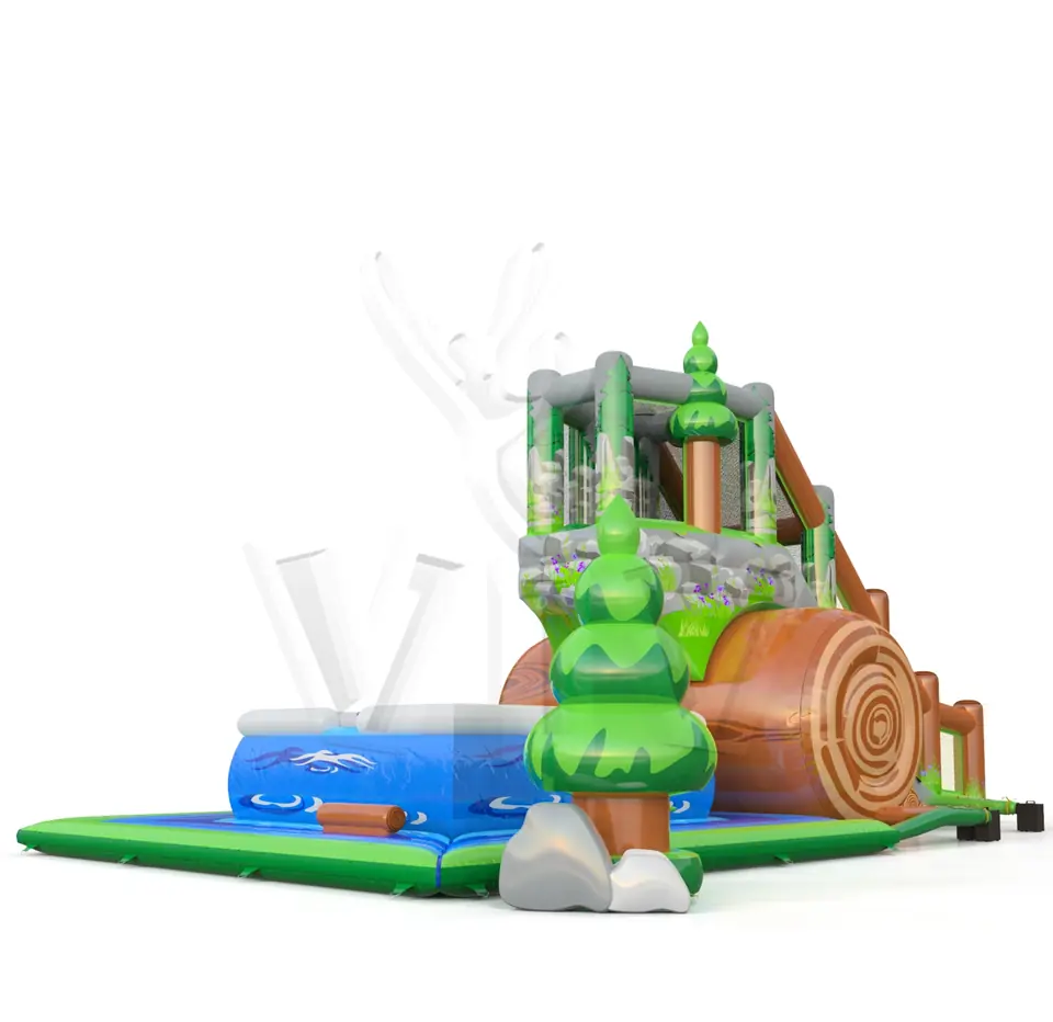 Jumping tower XL Mountains commercial inflatable action game