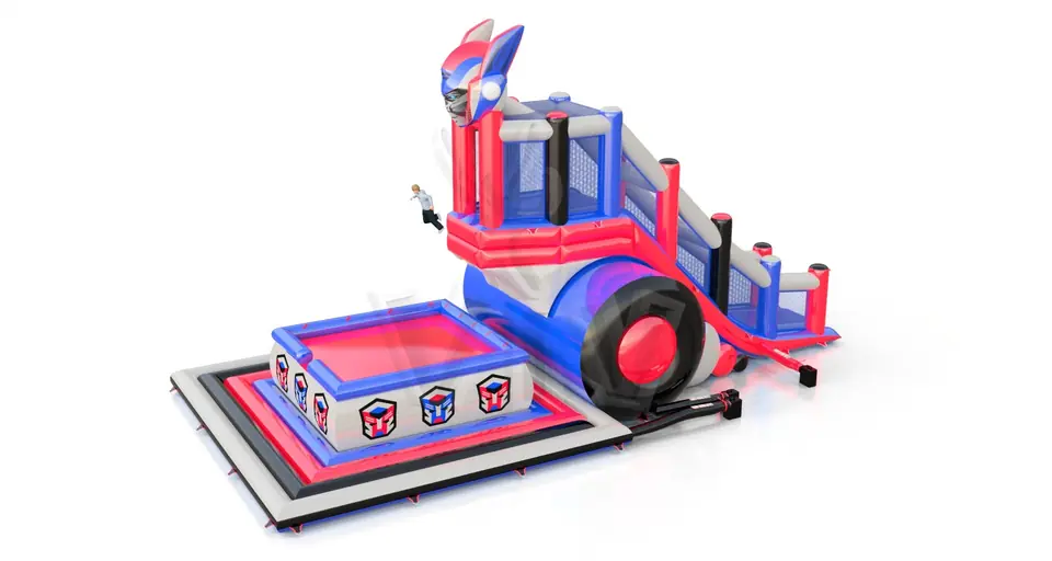 Jumping Tower XL with Robot head commercial inflatable action game