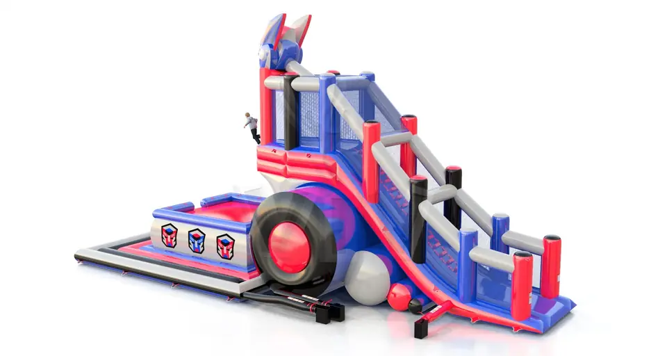 Jumping Tower XL with Robot head commercial inflatable action game