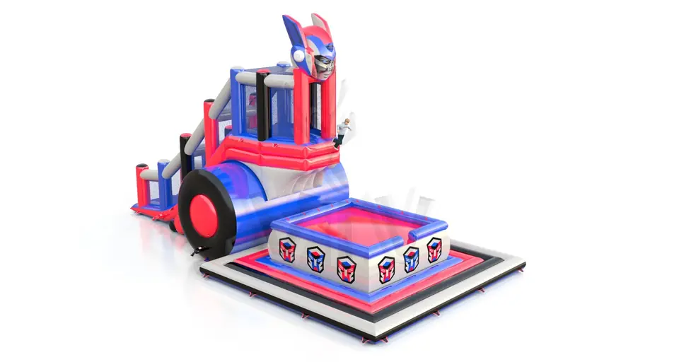 Jumping Tower XL with Robot head commercial inflatable action game