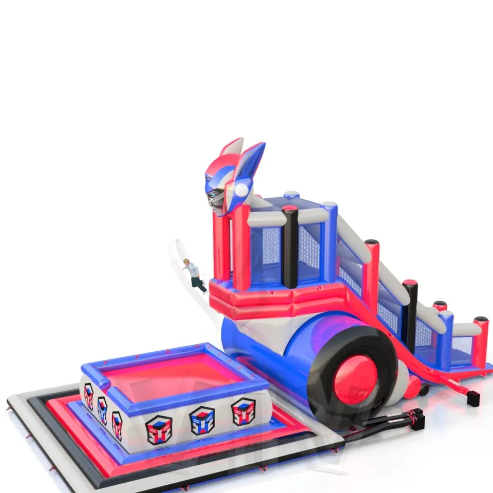 Jumping Tower XL with Robot head commercial inflatable action game