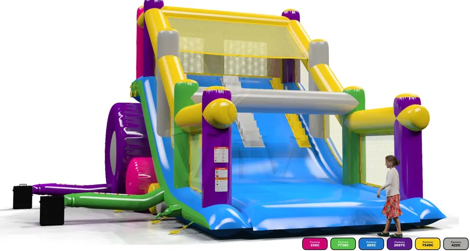Ladders Fun 5K commercial inflatable action game
