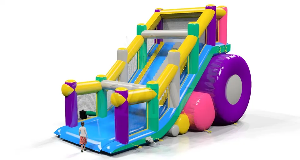Ladders Fun 5K\Slide commercial inflatable action game