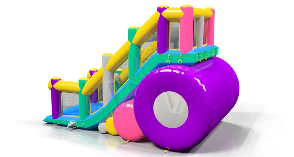 Ladders Fun 5K\Slide commercial inflatable action game