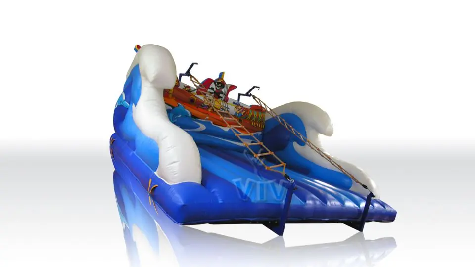 Ladders Pirate`s ship 6.3 x 6.0 x 3.1 m commercial inflatable action game