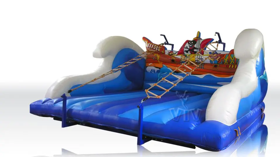 Ladders Pirate`s ship 6.3 x 6.0 x 3.1 m commercial inflatable action game