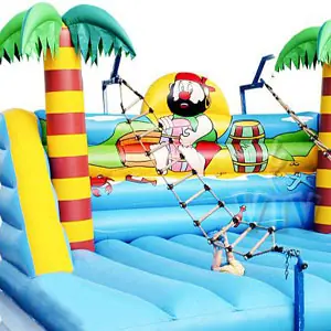 Ladders Pirates 6.3 x 6.0 x 3.1 m commercial inflatable action game