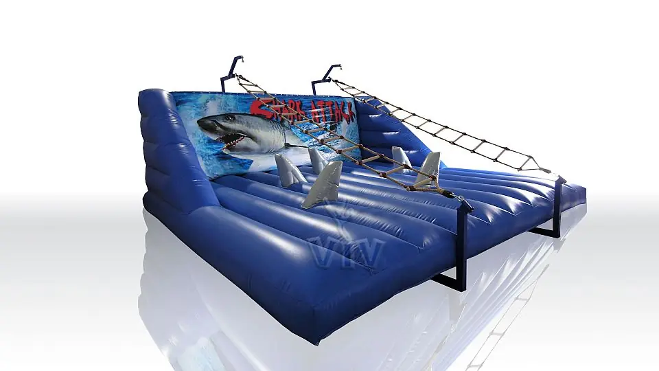 Ladders Shark 6.3 x 6.0 x 3.1 m commercial inflatable action game