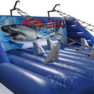 Ladders Shark 6.3 x 6.0 x 3.1 m commercial inflatable action game