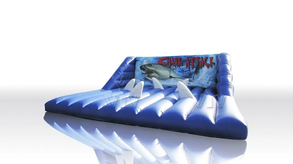 Ladders Shark 6.3 x 6.0 x 3.1 m (without construction) commercial inflatable action game