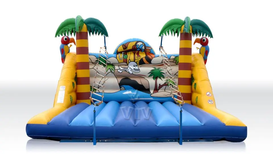Ladders Treasure Island 6.3 x 6.0 x 3.1 m commercial inflatable action game