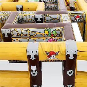 Maze commercial inflatable action game