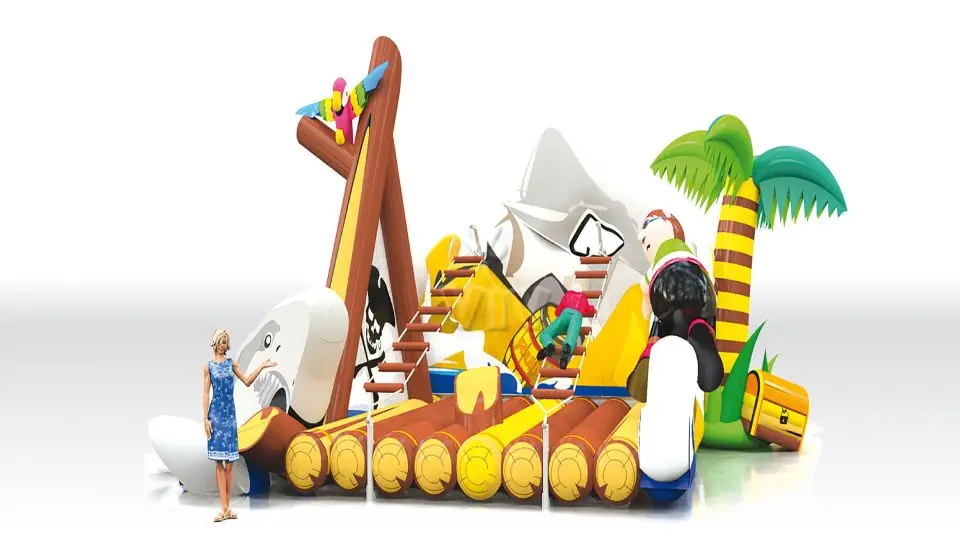 Raft Ladders - Collection Pirate commercial inflatable action game