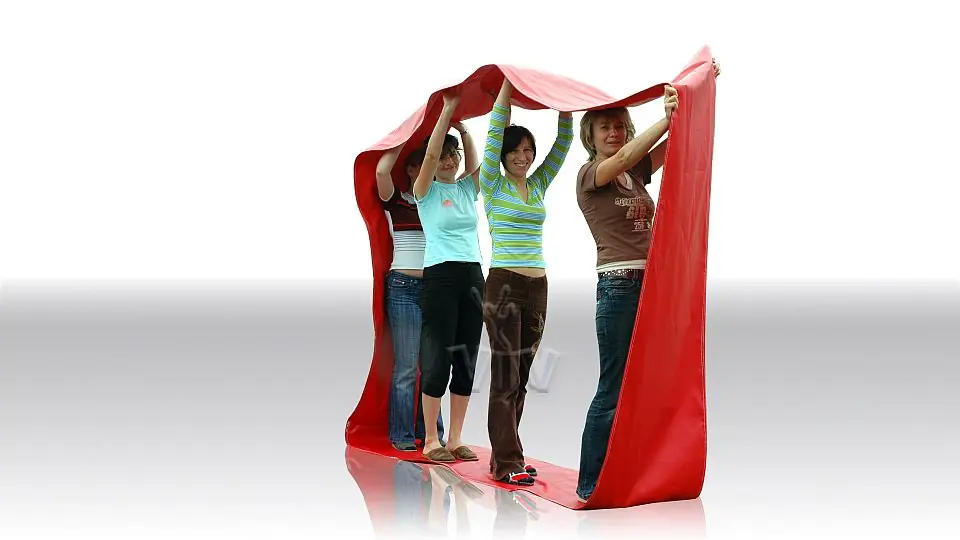 Running tape 8 m (2 pcs) commercial inflatable action game