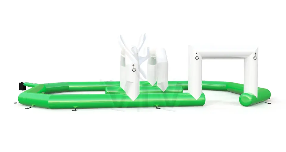 Scooter racecourse commercial inflatable action game